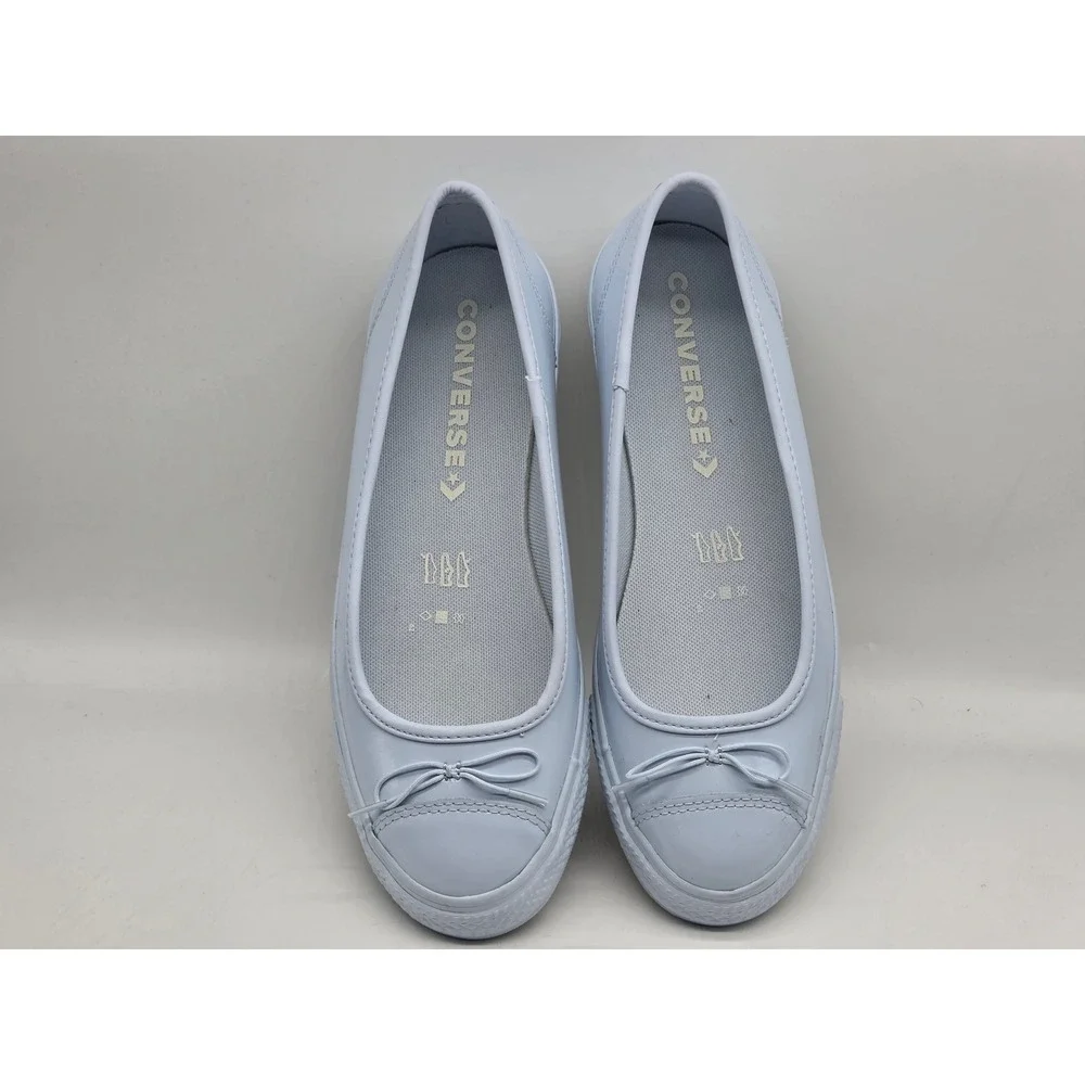 Converse CTAS Dainty Ballerina Shoes Women 10 Blue Patent Leather A14853C